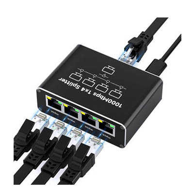RJ45 Ethernet splitter 1X4